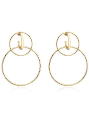 Kara Double Hoop Earring