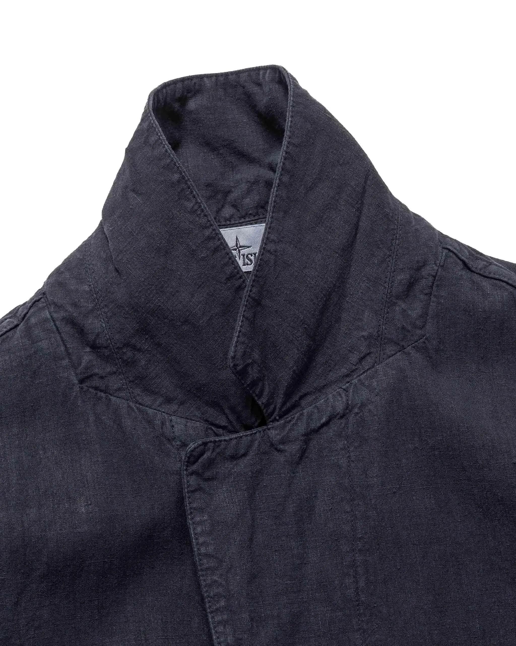 Lino Nylon Tela-TC Sport Jacket Navy Blue