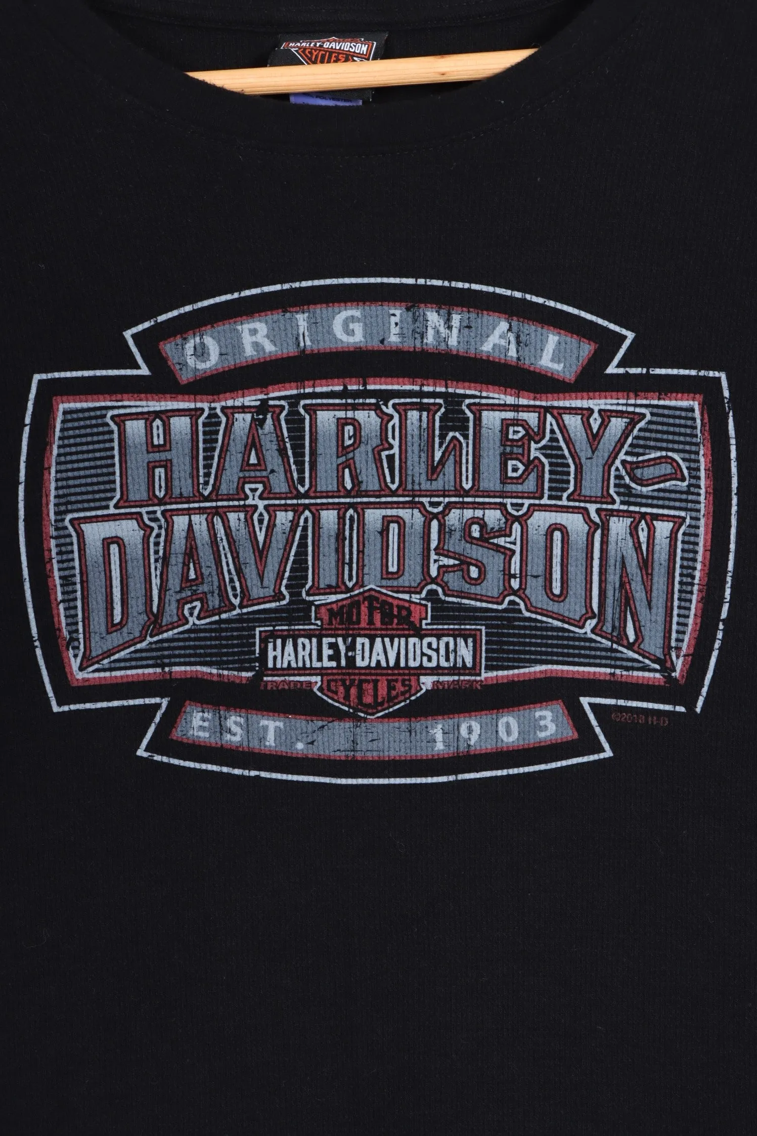 Livermore HARLEY DAVIDSON Front Back Long Sleeve Tee (XL)