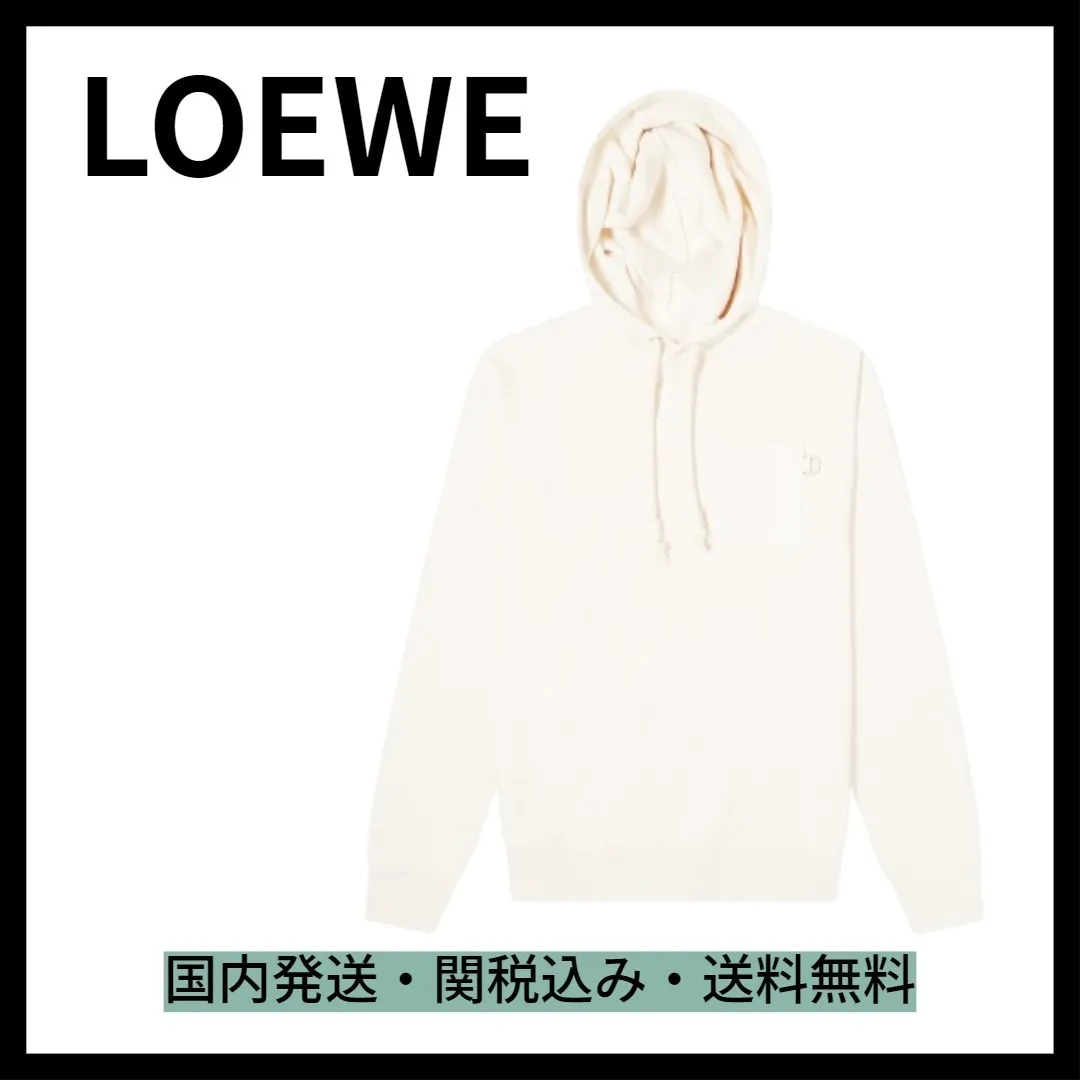 LOEWE  |Monogram Unisex Long Sleeves Plain Cotton Logo Luxury