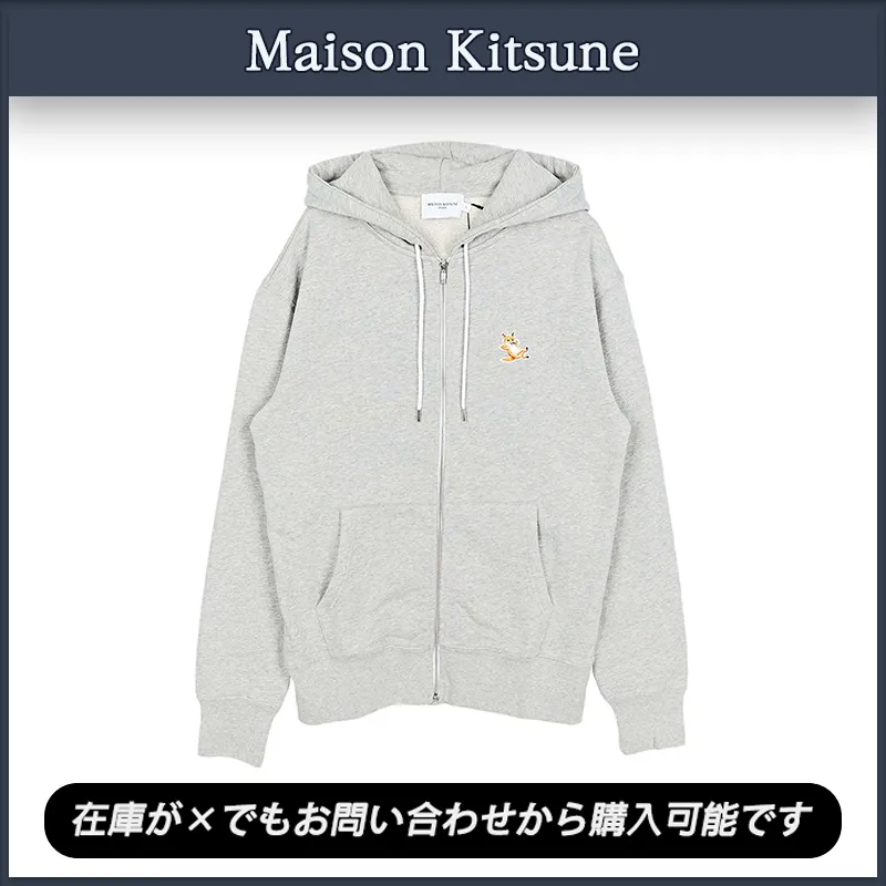 MAISON KITSUNE  |Unisex Street Style Logo Hoodies & Sweatshirts