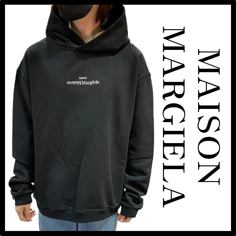 Maison Margiela  |Unisex Street Style Logo Hoodies & Sweatshirts