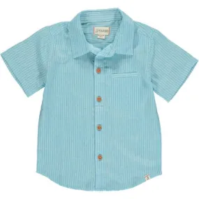 Me & Henry Newport Aqua Stripe Woven Shirt