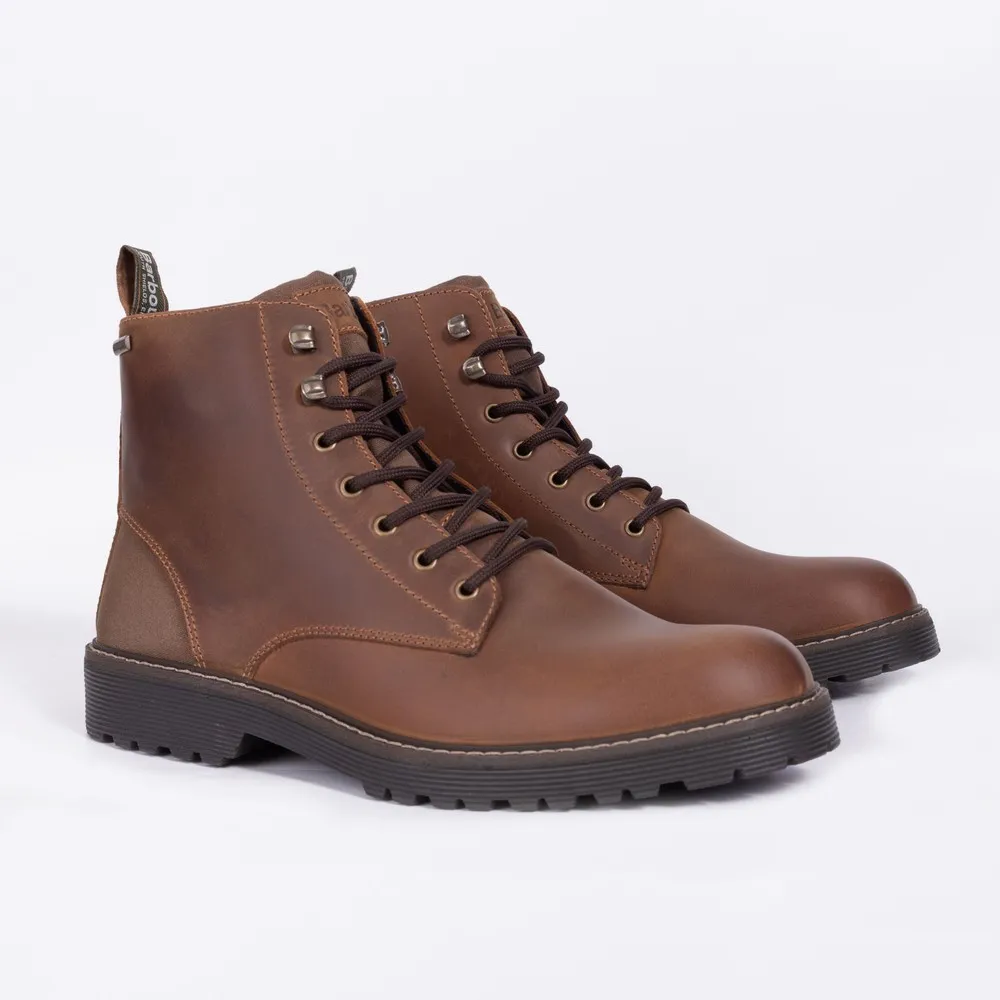 Mens Brown Harvey Derby Boot