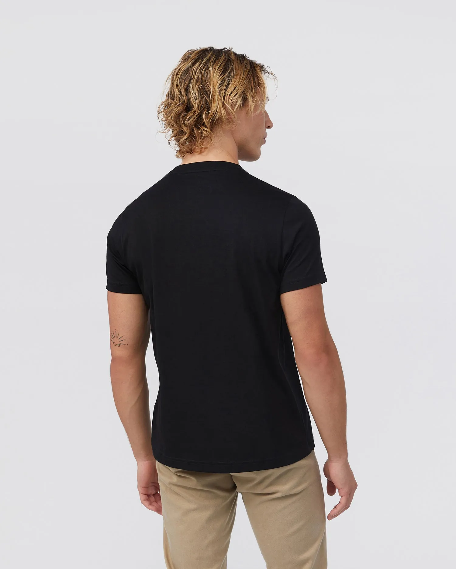 MENS CLASSIC V NECK TEE - B6U100ARPC