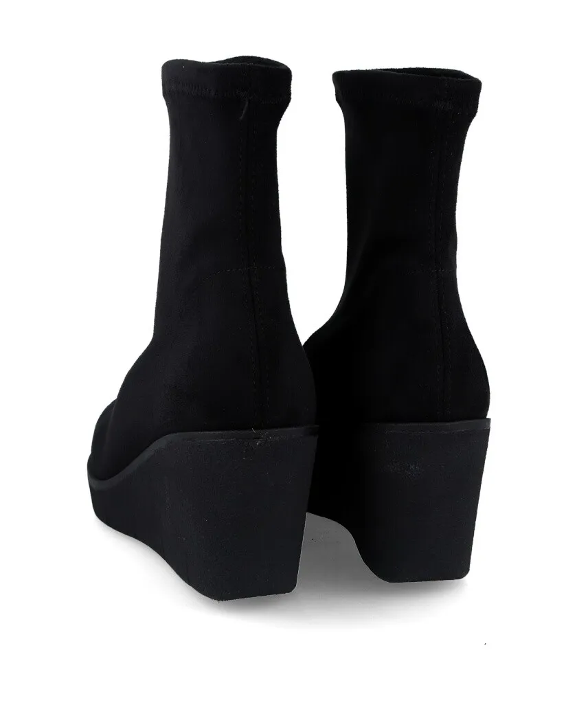 Miss Elastic wedge boots 76190