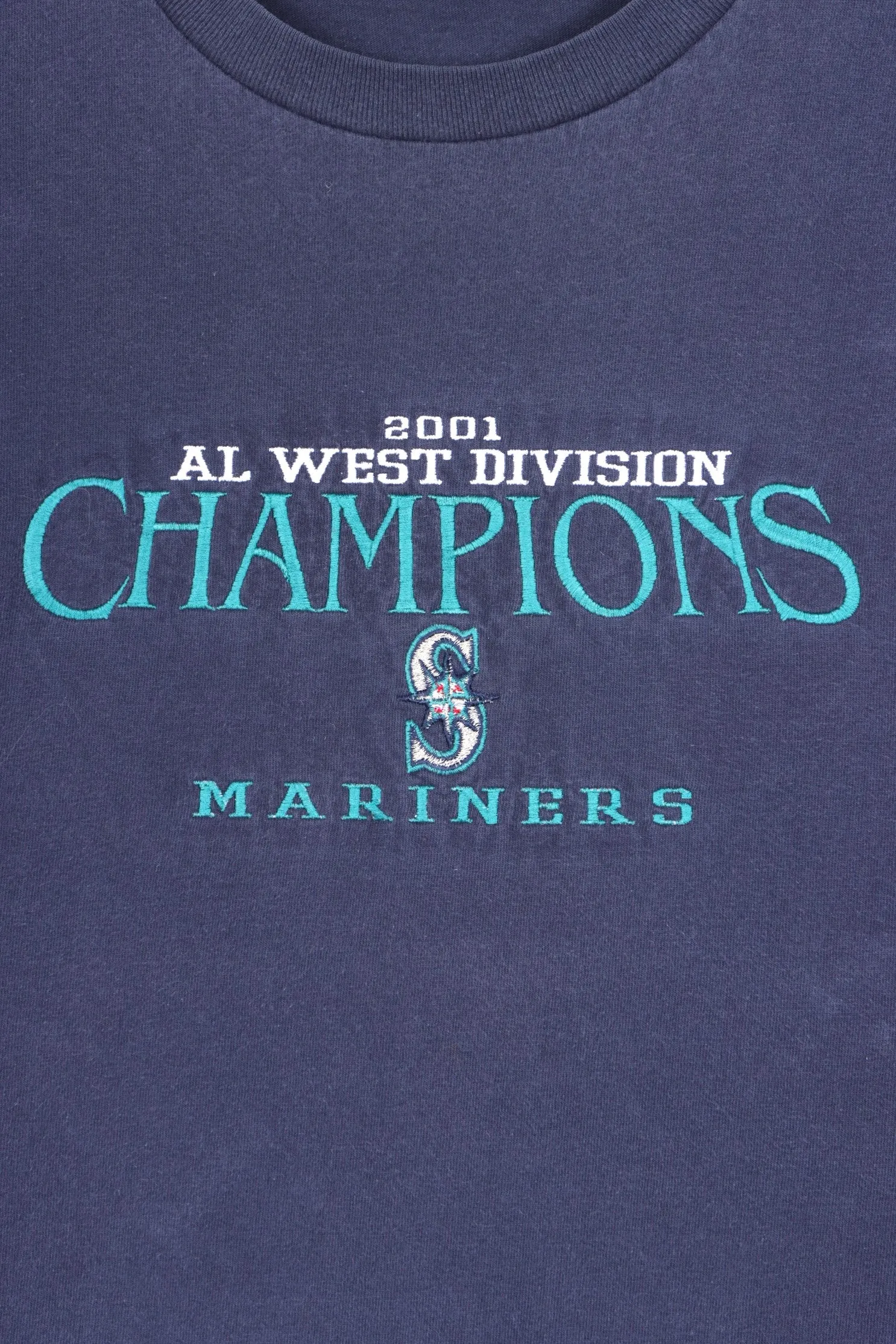 MLB Seattle Mariners Embroidered Champions LEE SPORT T-Shirt (L)