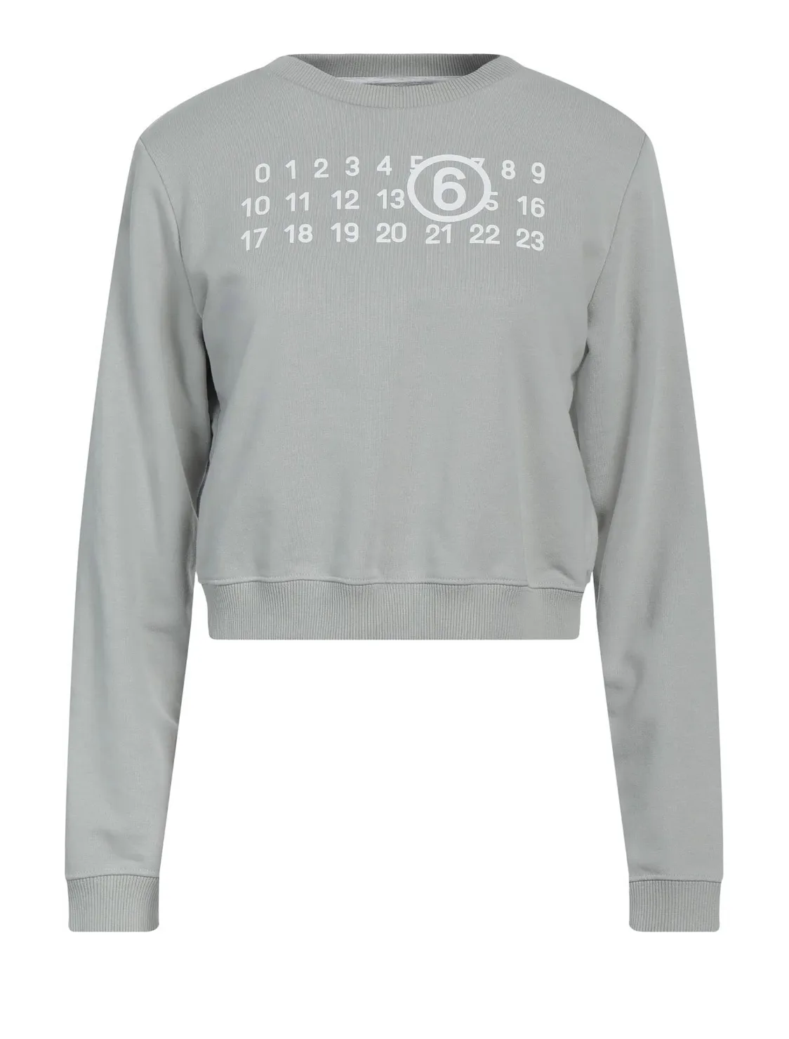 MM6 Maison Margiela  |Crew Neck Long Sleeves Cotton Logo Hoodies & Sweatshirts