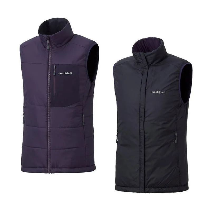 Montbell Jacket Women's US Thermawrap Vest - Purple EXCELOFT Water-Repellent