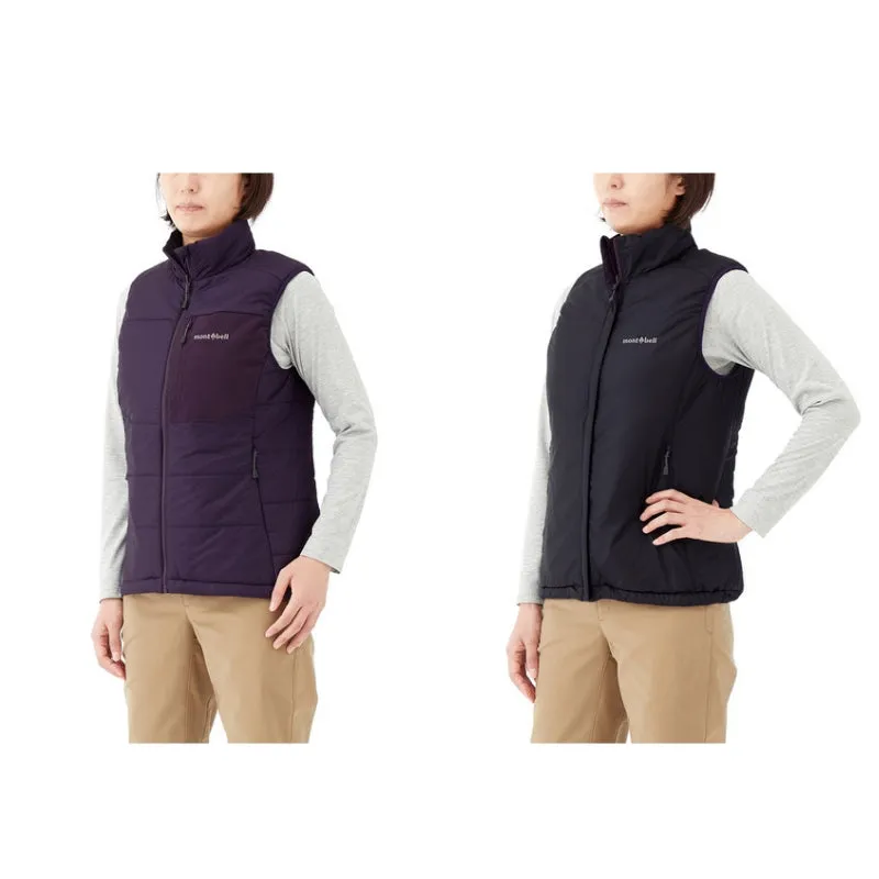 Montbell Jacket Women's US Thermawrap Vest - Purple EXCELOFT Water-Repellent