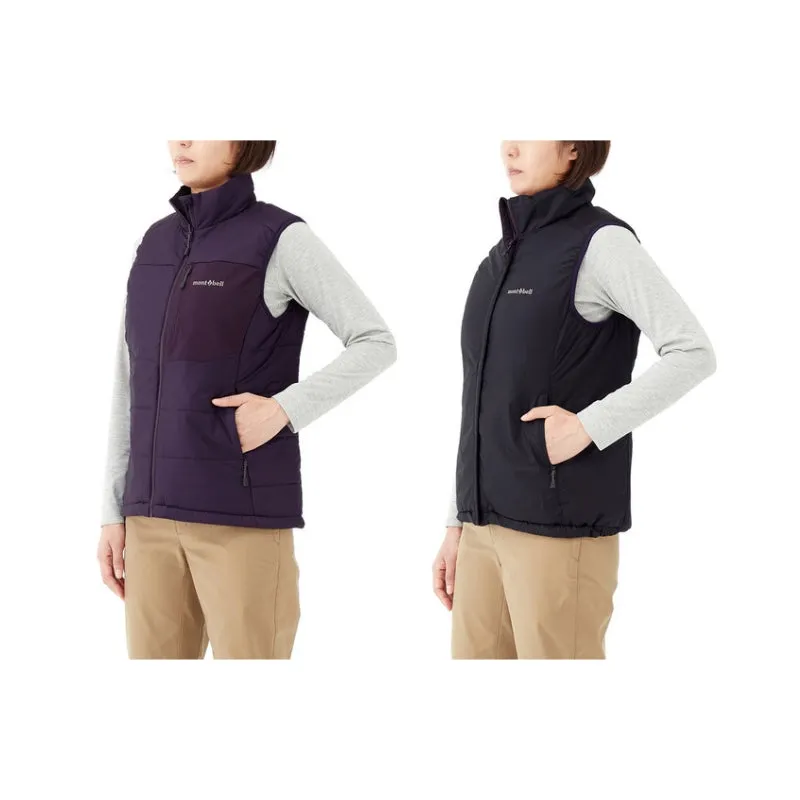 Montbell Jacket Women's US Thermawrap Vest - Purple EXCELOFT Water-Repellent