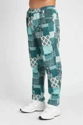 MUNRO PATCHWORK JACQUARD TROUSER