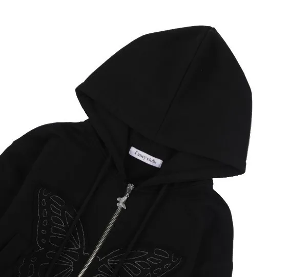 NASTY FANCY CLUB  |Street Style Logo Hoodies & Sweatshirts