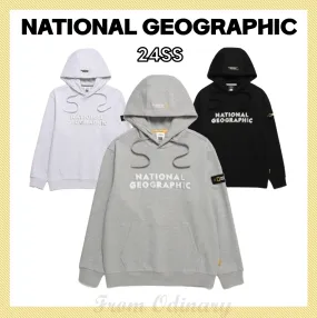 NATIONAL GEOGRAPHIC  |Unisex Street Style Logo Hoodies