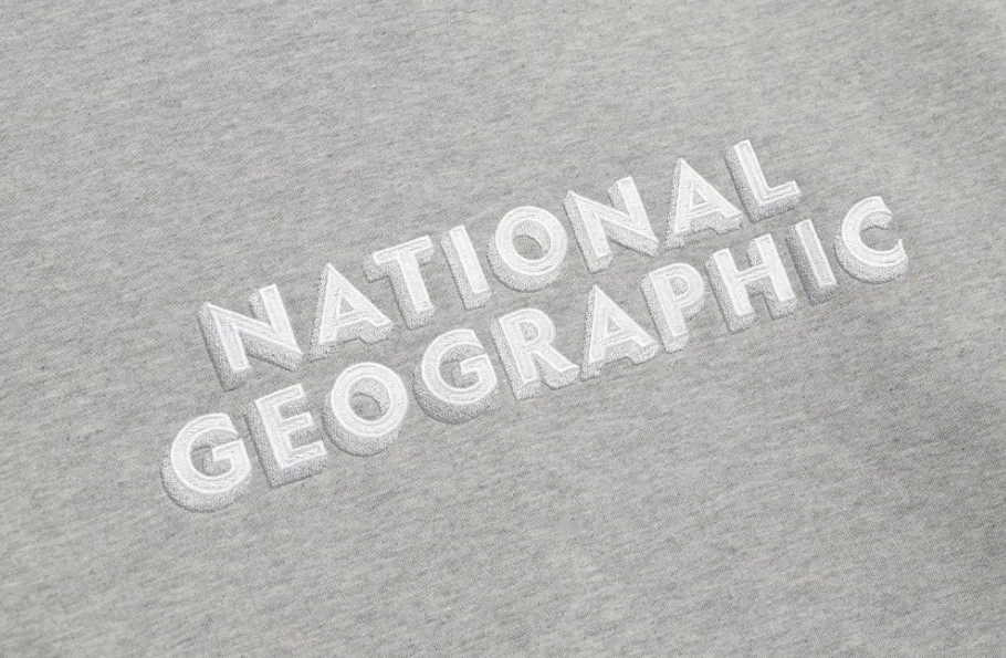 NATIONAL GEOGRAPHIC  |Unisex Street Style Logo Hoodies