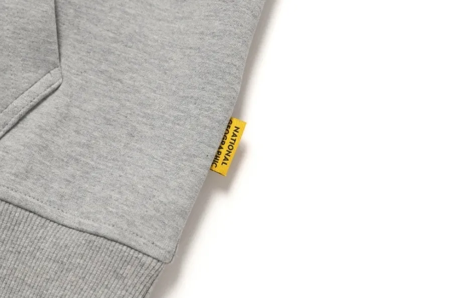 NATIONAL GEOGRAPHIC  |Unisex Street Style Logo Hoodies