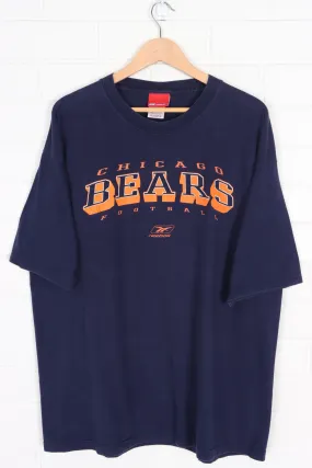 NFL Chicago Bears Spell Out Logo REEBOK T-Shirt (XXL)