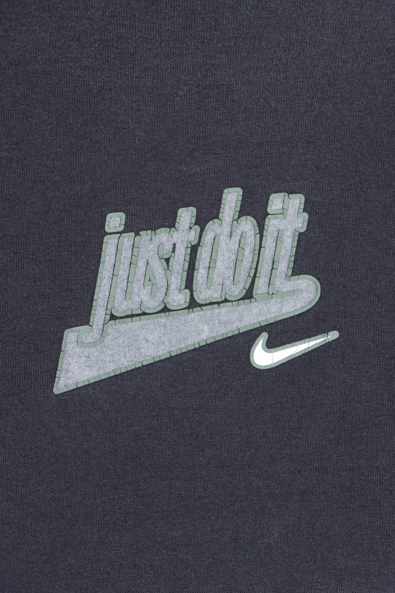 NIKE 90s Just Do It Slogan Swoosh Logo T-Shirt USA Made (L)