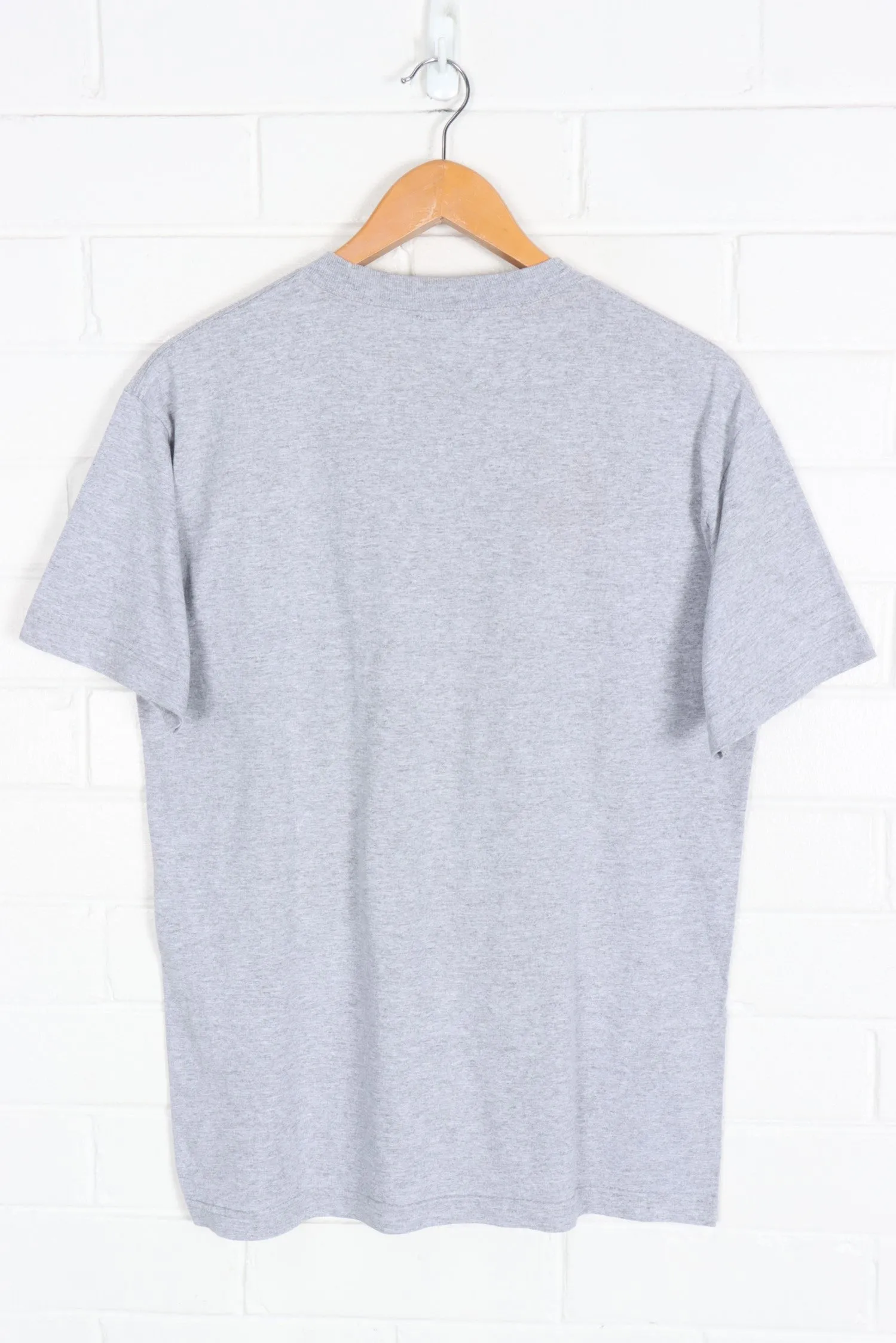 NIKE Grey Flame Logo Tee (M)