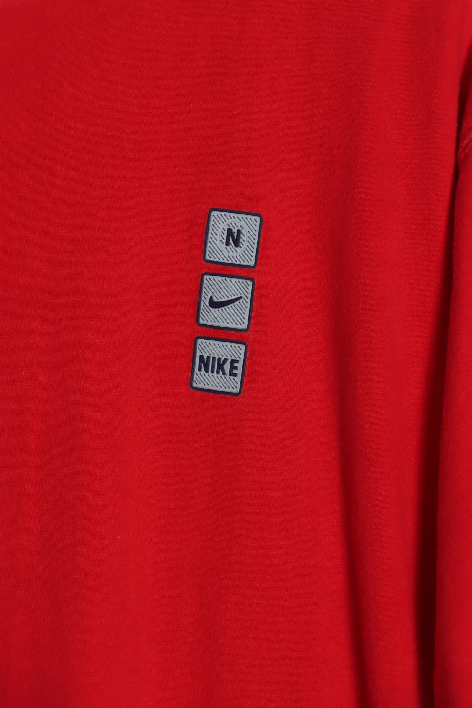 NIKE Red 3D Logo Classic Tee (S-M)