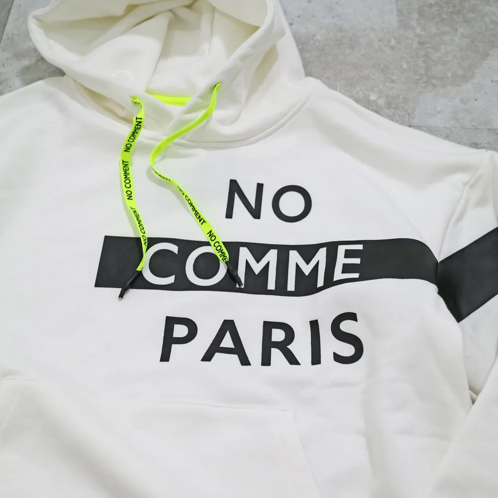 NO COMMENT PARIS  |Unisex Street Style Hoodies