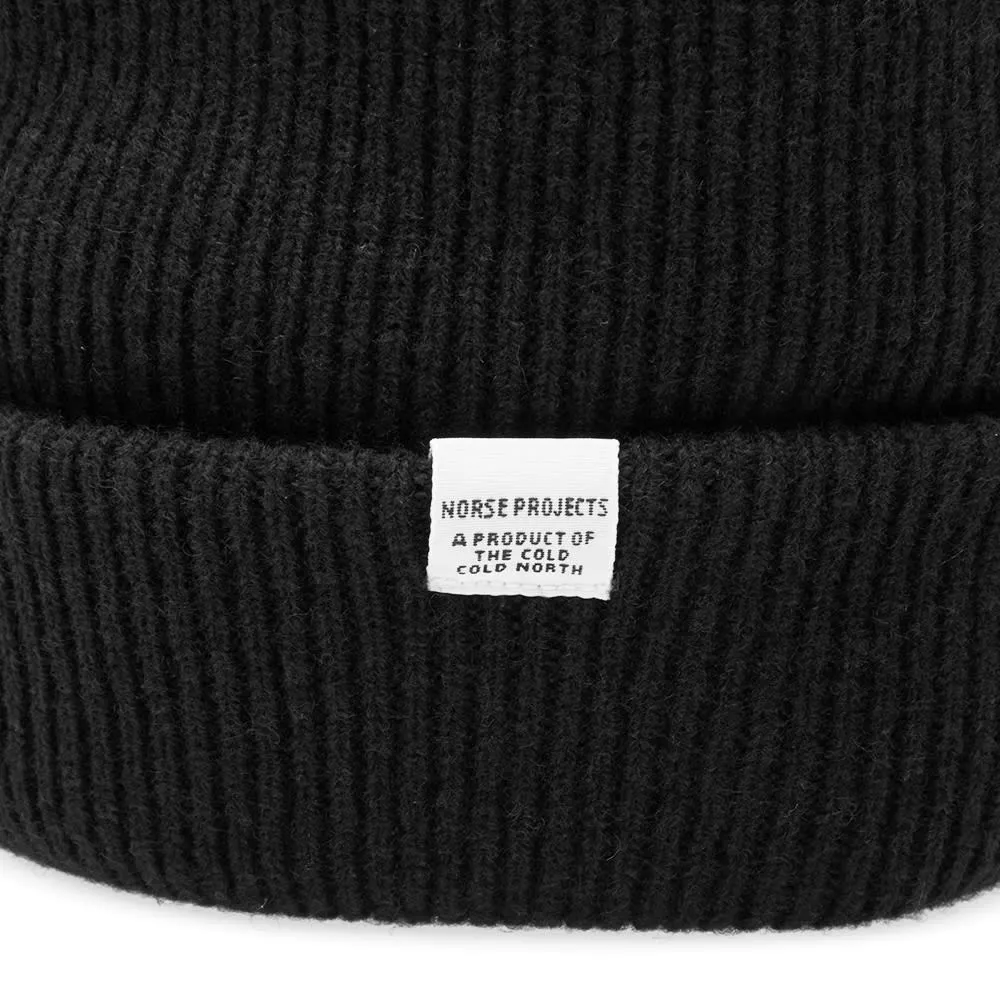 Norse Projects Classic BeanieBlack