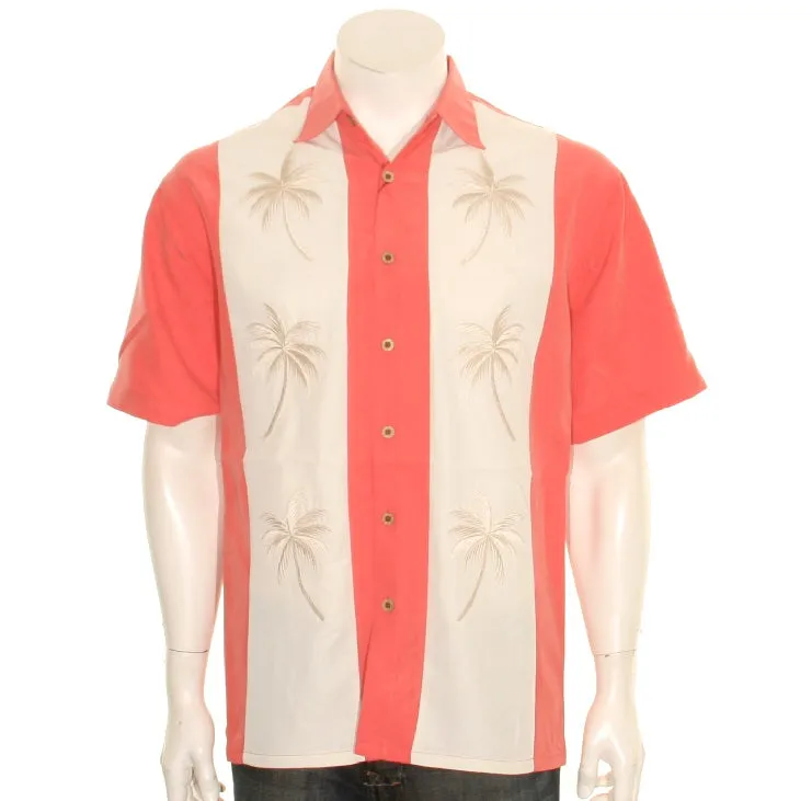 Pacific Paneled Palms Aloha Shirt