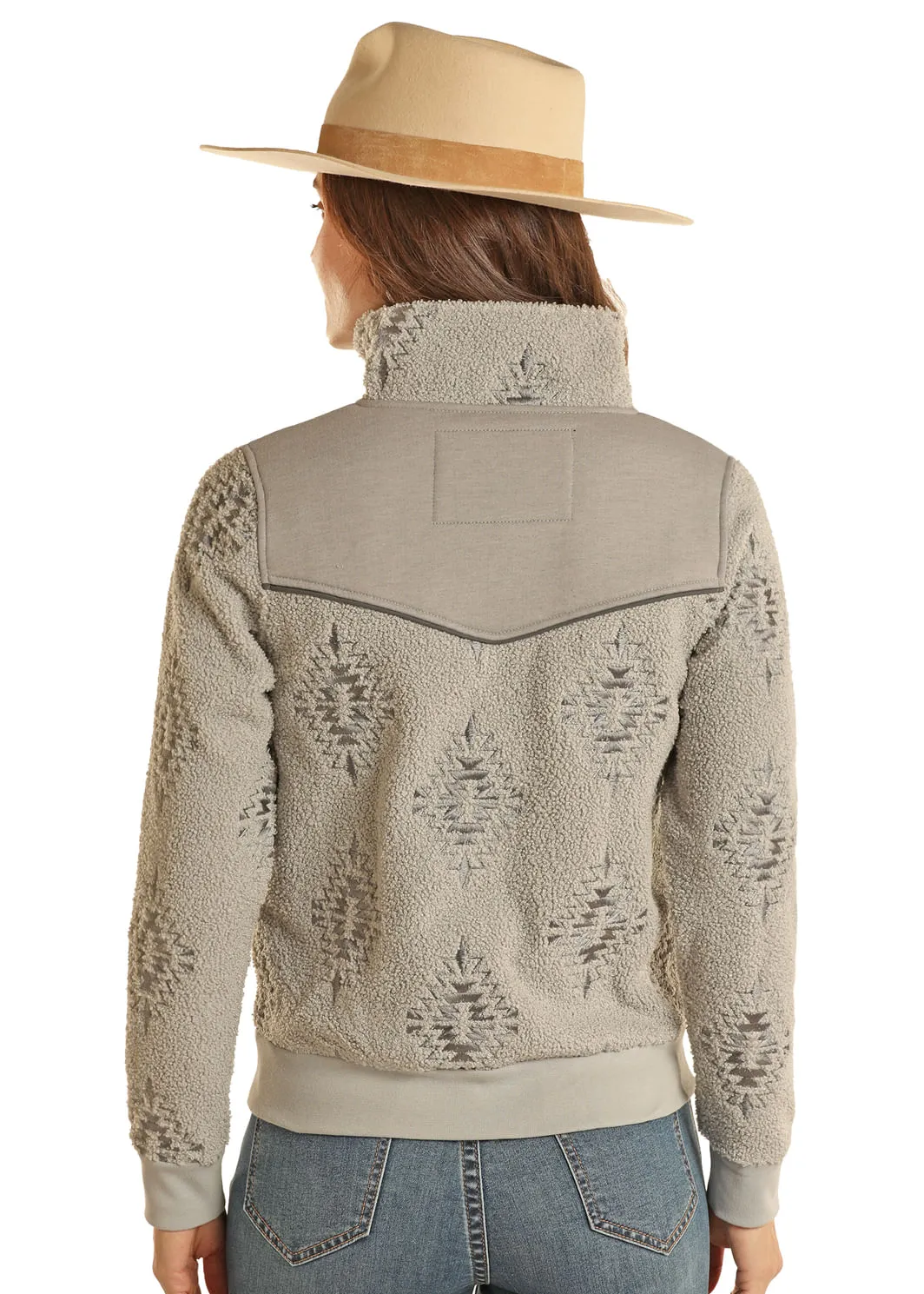 Panhandle Slim Womens Powder River Embroidered Berber Jacket