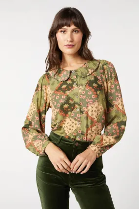 Patchwork Flower Blouse