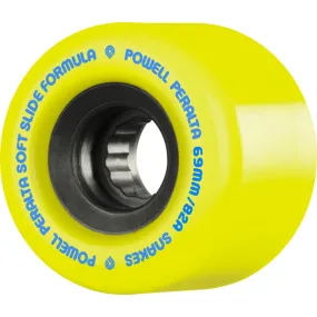 Powell Peralta SSF Snakes Cruiser Wheels Yellow 69mm x 82a