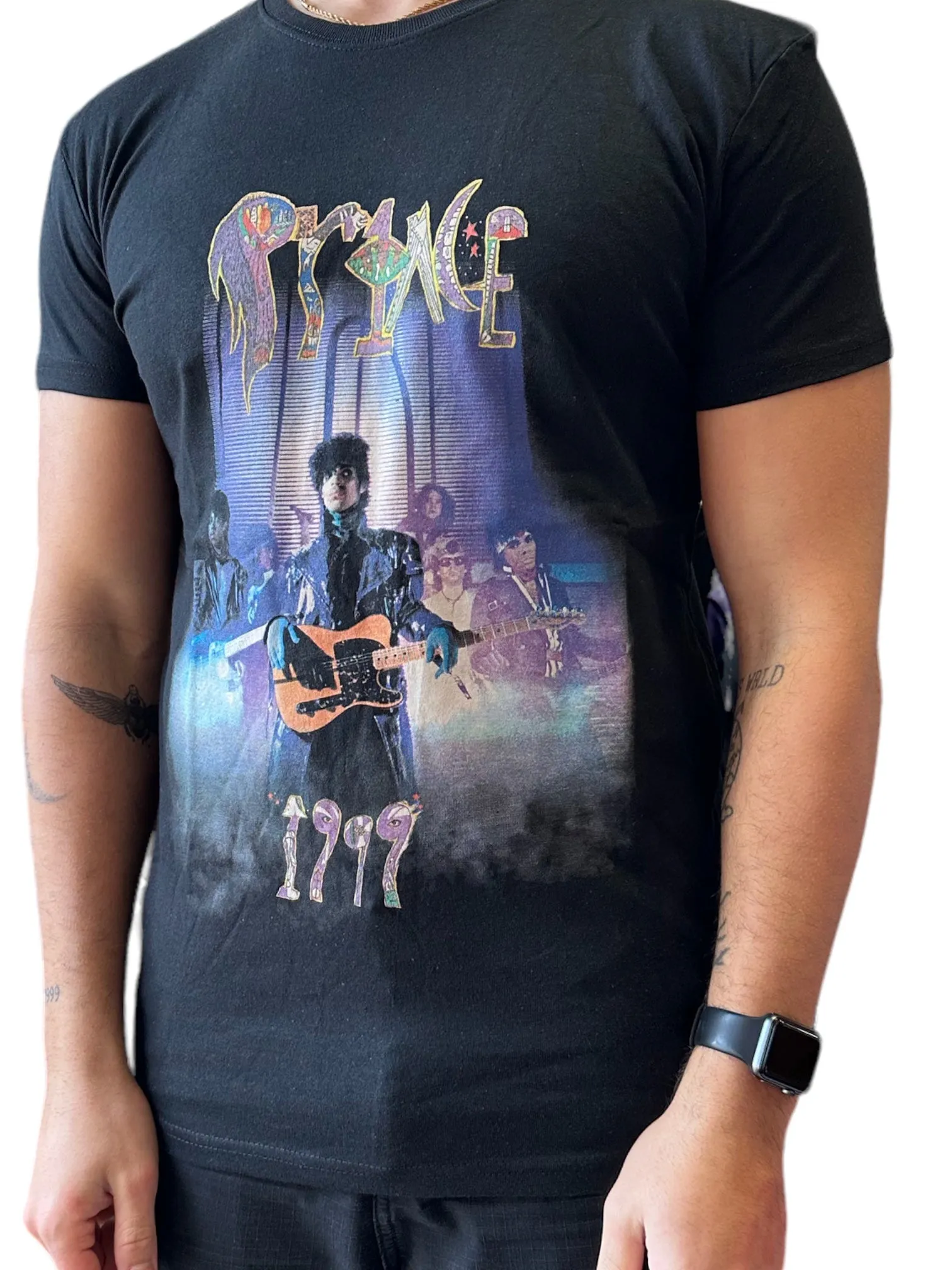 Prince – 1999 Band Smoke Unisex Official T Shirt Brand New Various Sizes NEW