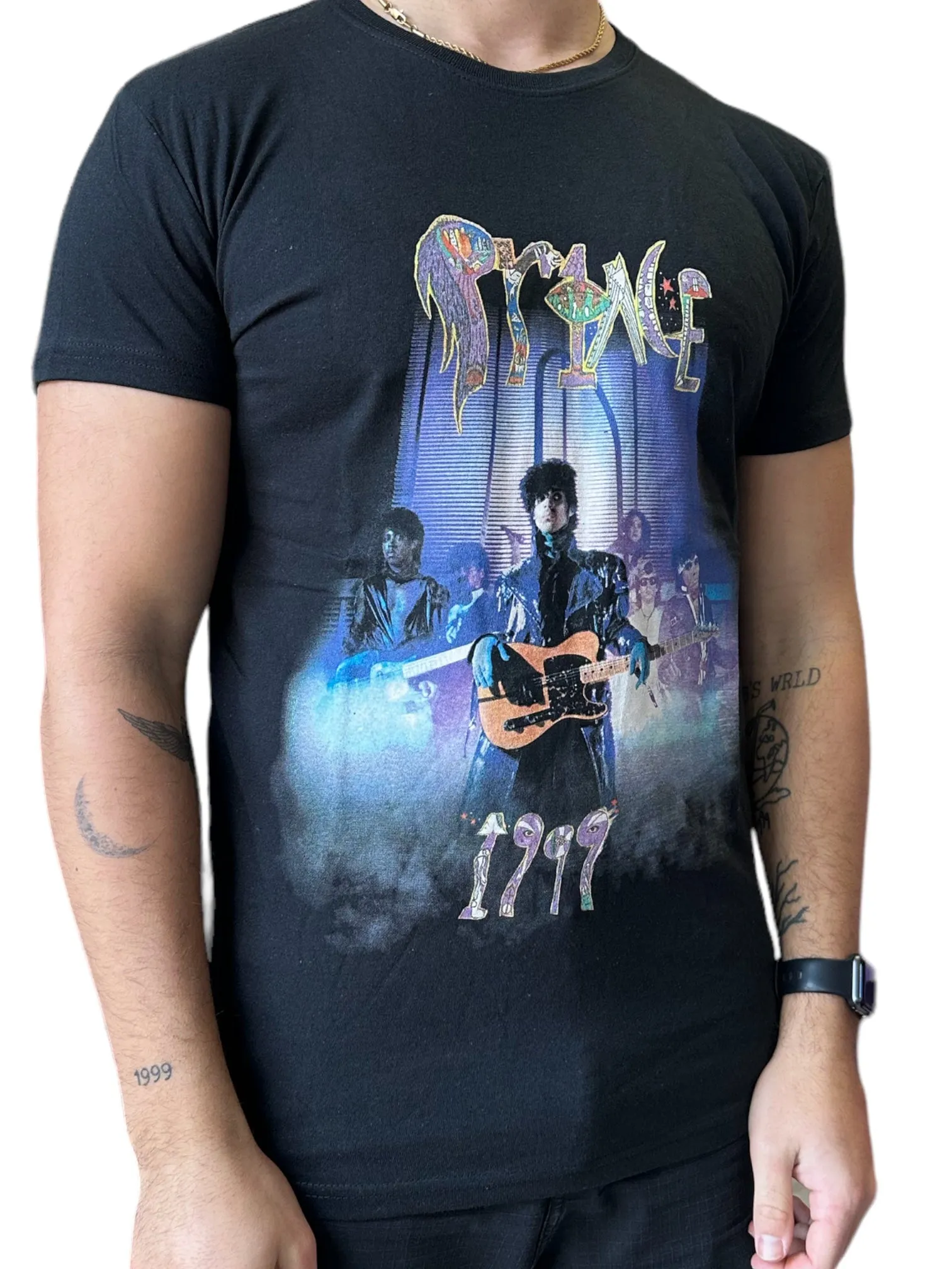 Prince – 1999 Band Smoke Unisex Official T Shirt Brand New Various Sizes NEW