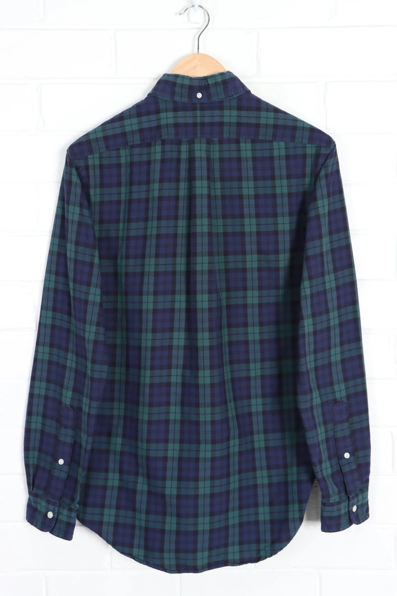 RALPH LAUREN Tartan Slim Fit Long Sleeve Shirt (M)