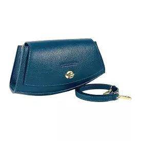 RB1009E | Woman Shoulder Bag in Genuine Leather | 20 x 15 x 9 cm