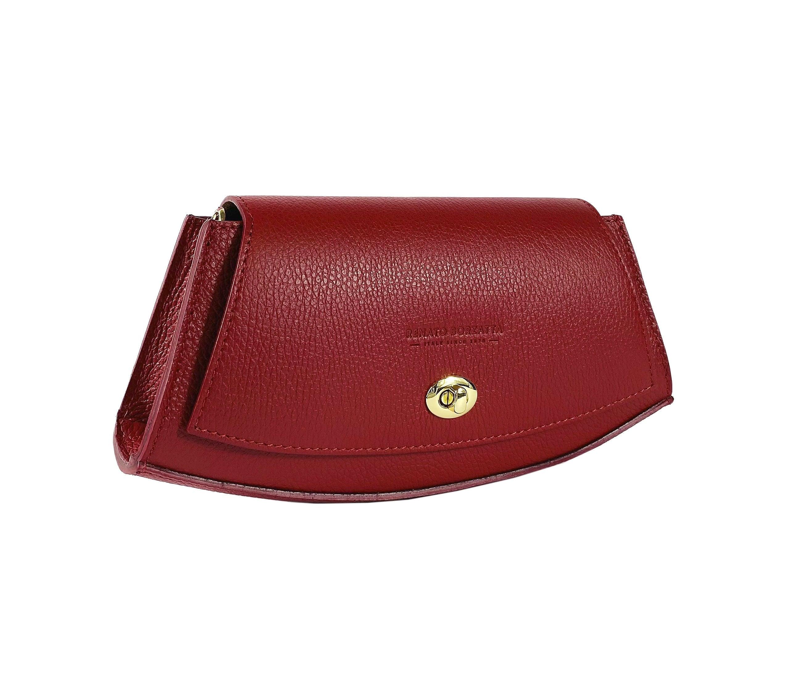 RB1009V | Shoulder Bag in Genuine Leather | 20 x 15 x 9 cm