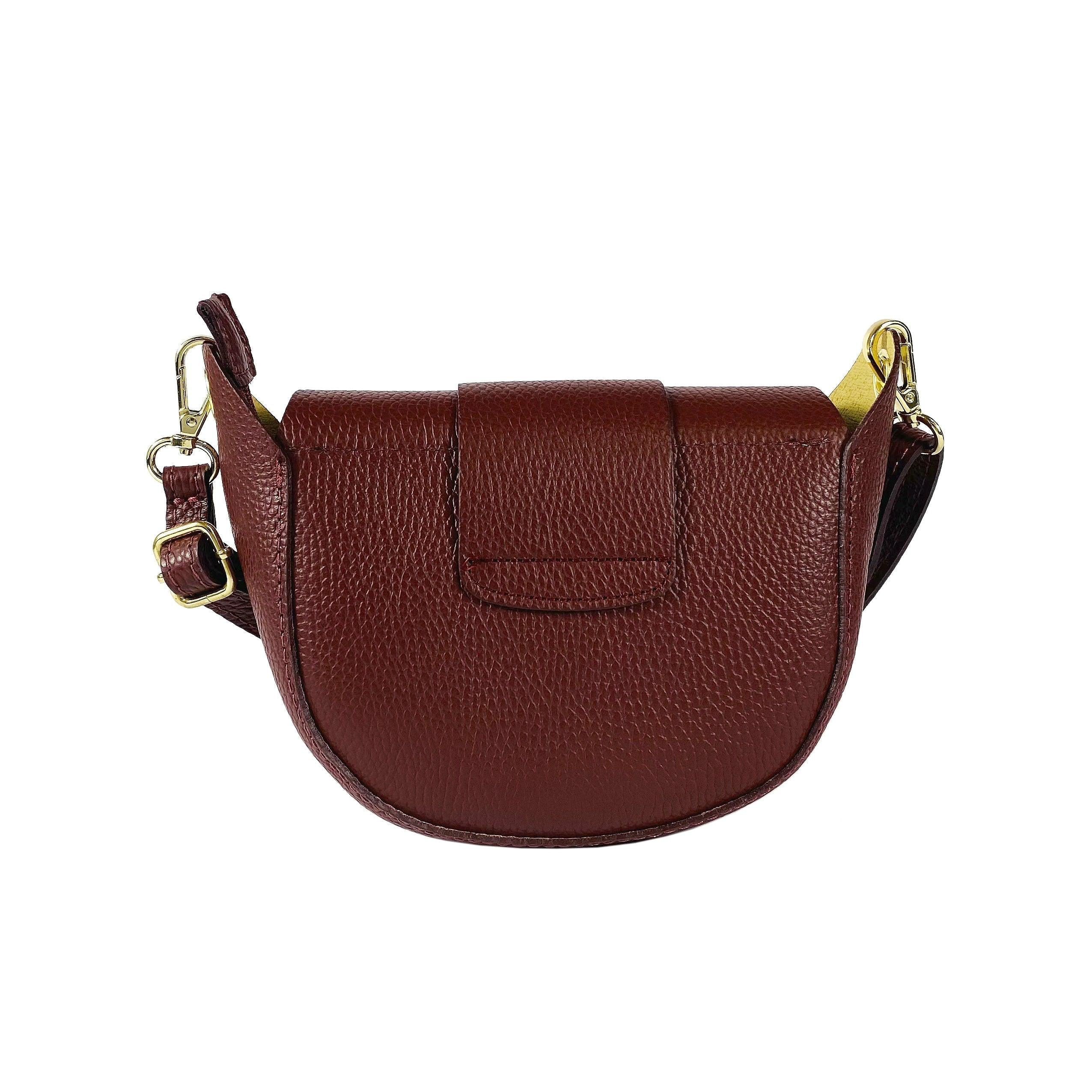 RB1010X | Women's Shoulder Bag in Genuine Leather | 21 x 17 x 8 cm