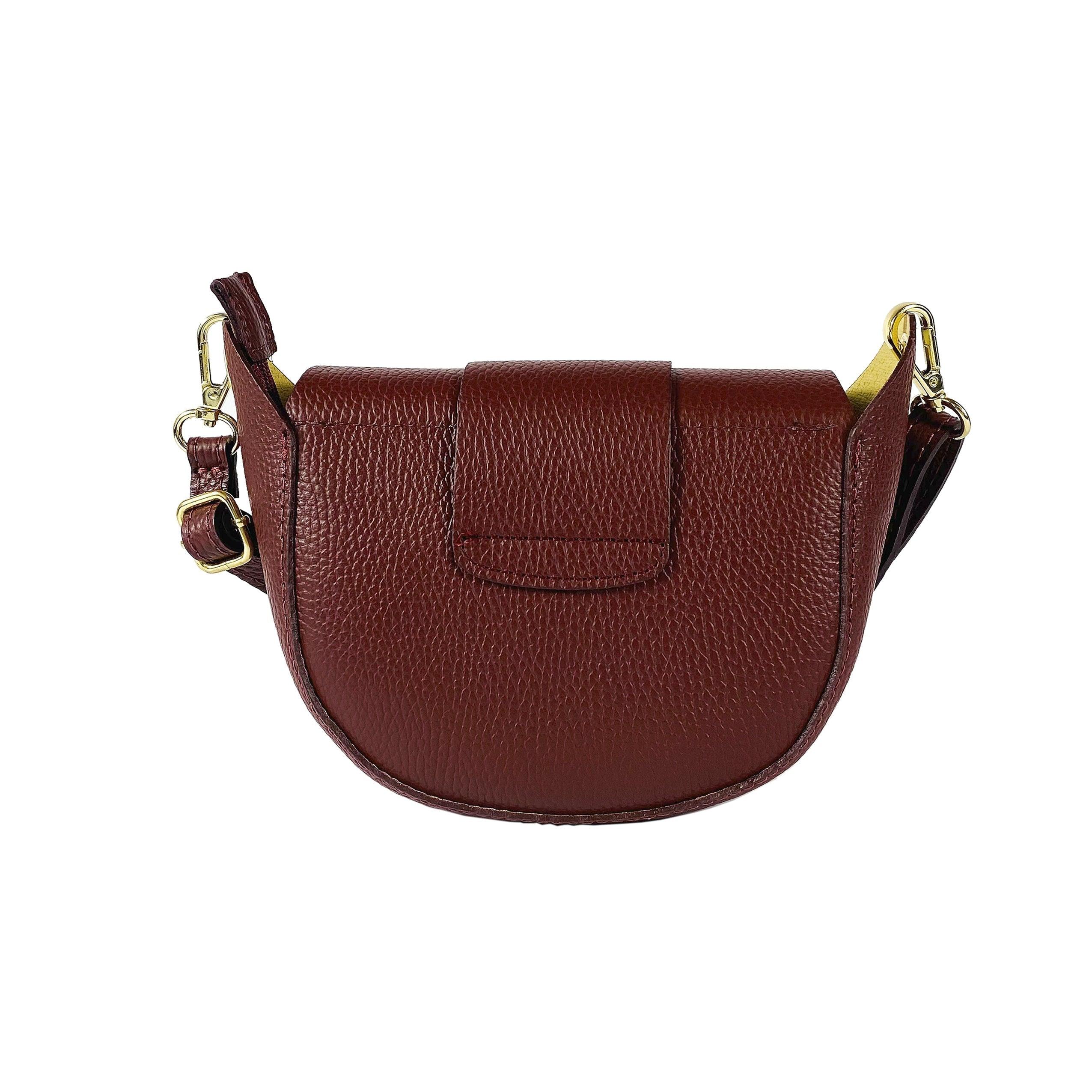 RB1010X | Women's Shoulder Bag in Genuine Leather | 21 x 17 x 8 cm