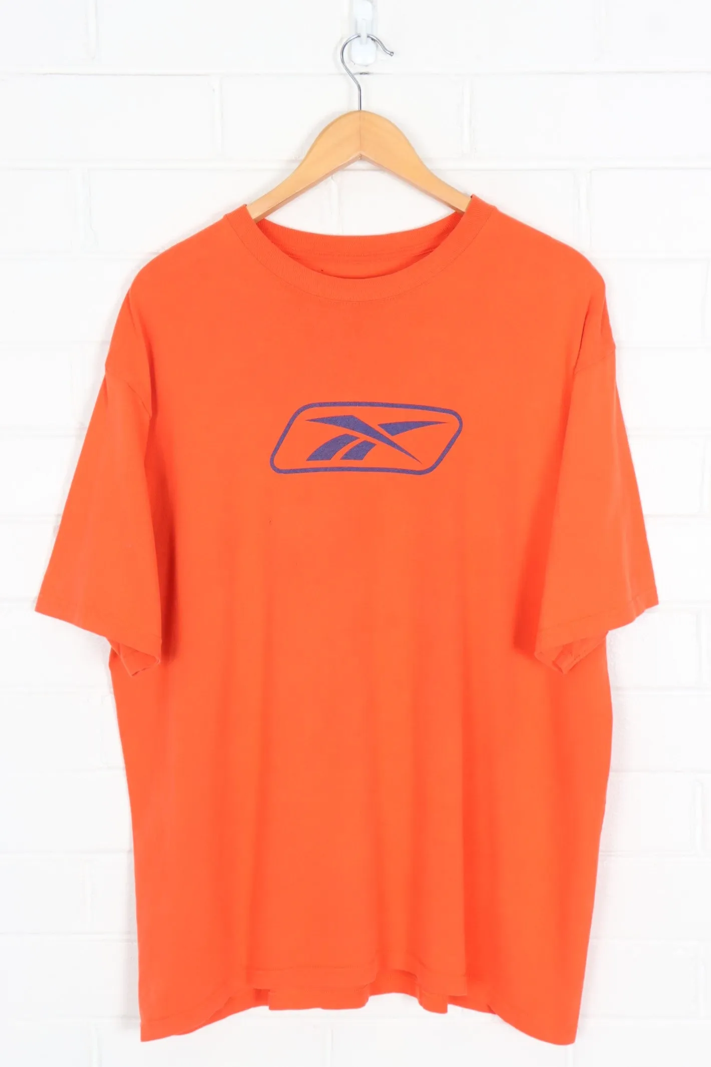 REEBOK Orange & Purple Big Logo Tee (XL-XXL)