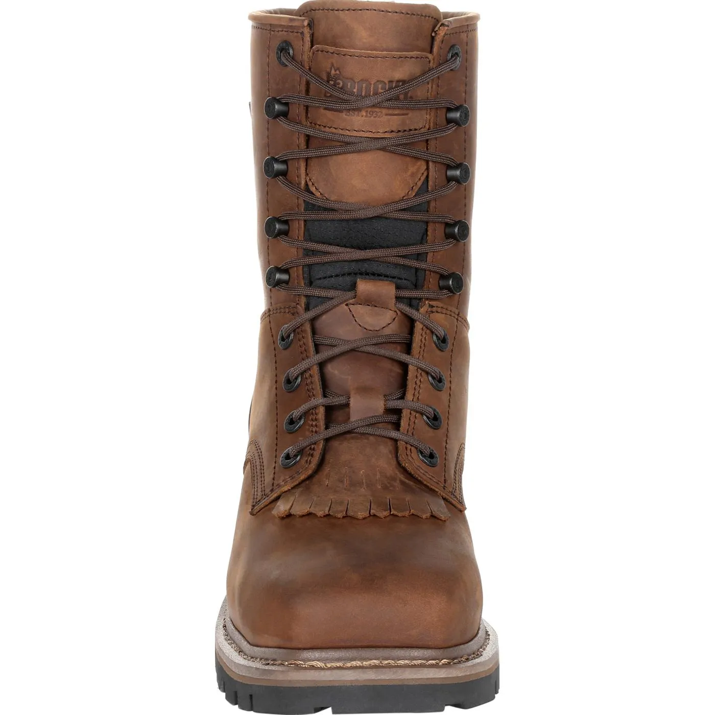 Rocky Square Toe Logger Waterproof Work Boot