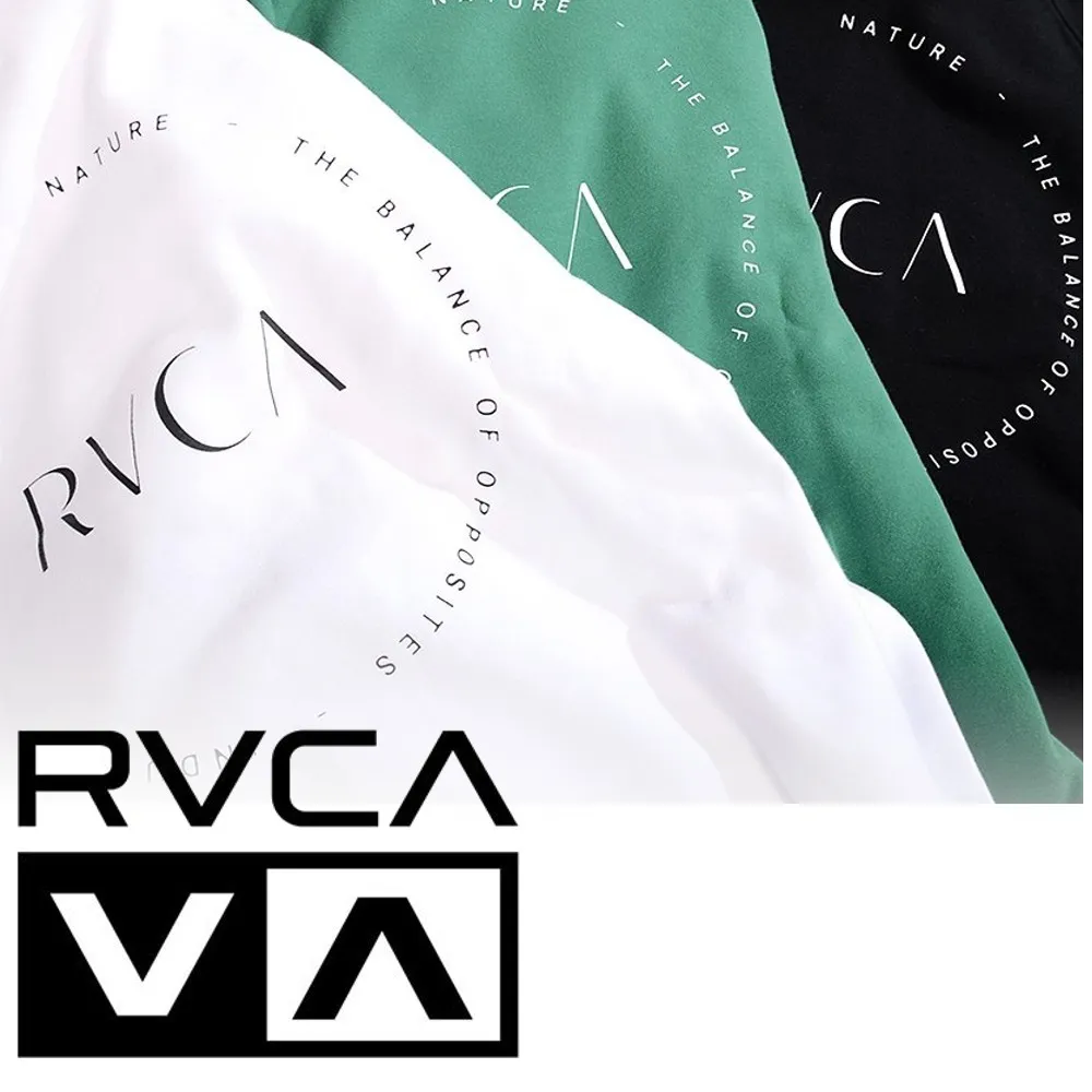 RVCA  |Unisex Long Sleeves Plain Logo Hoodies & Sweatshirts