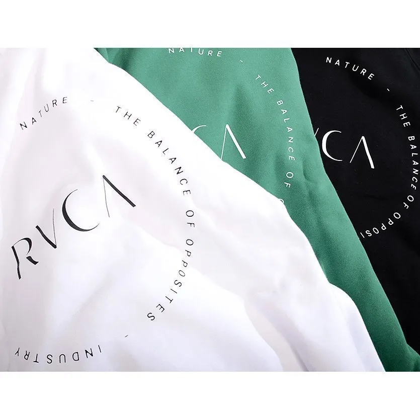 RVCA  |Unisex Long Sleeves Plain Logo Hoodies & Sweatshirts