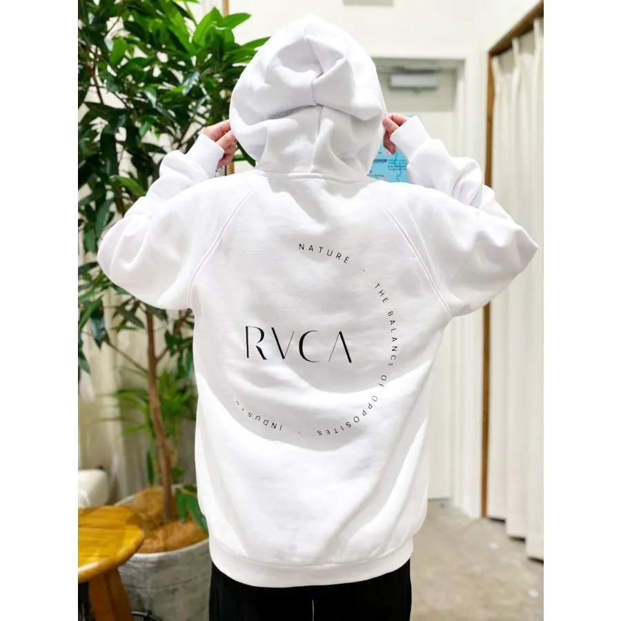 RVCA  |Unisex Long Sleeves Plain Logo Hoodies & Sweatshirts