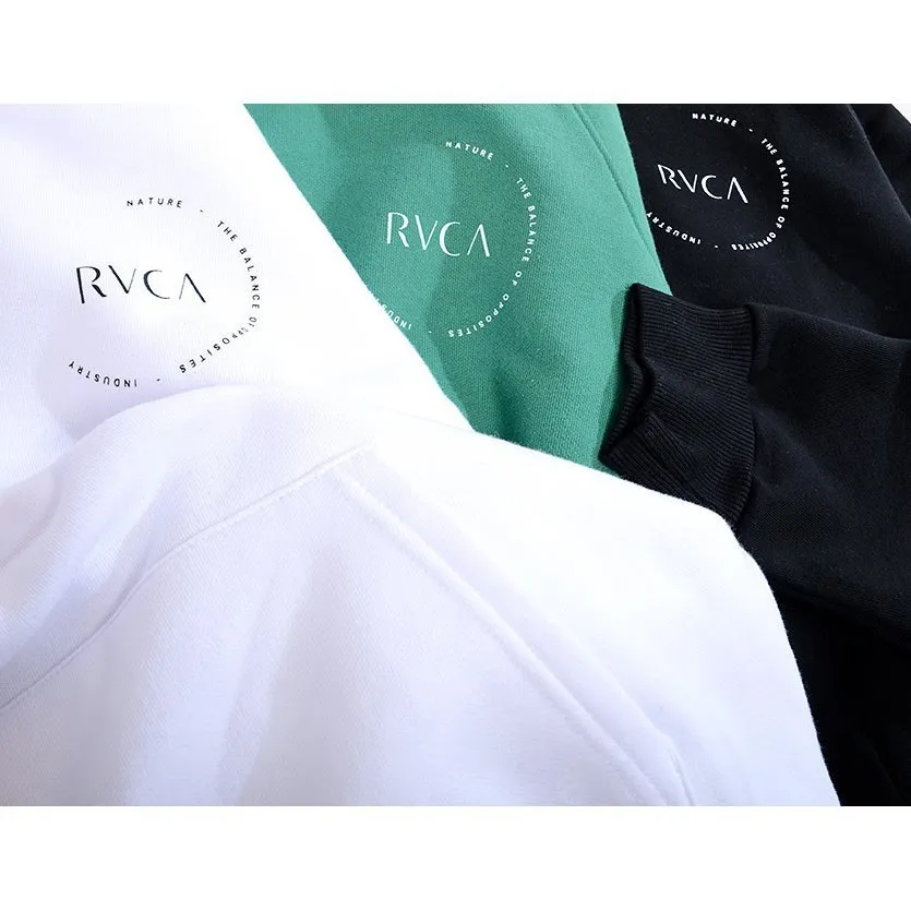 RVCA  |Unisex Long Sleeves Plain Logo Hoodies & Sweatshirts