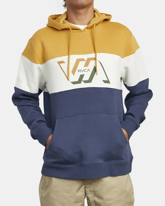 RVCA  |Unisex Long Sleeves Plain Logo Hoodies