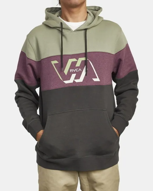 RVCA  |Unisex Long Sleeves Plain Logo Hoodies