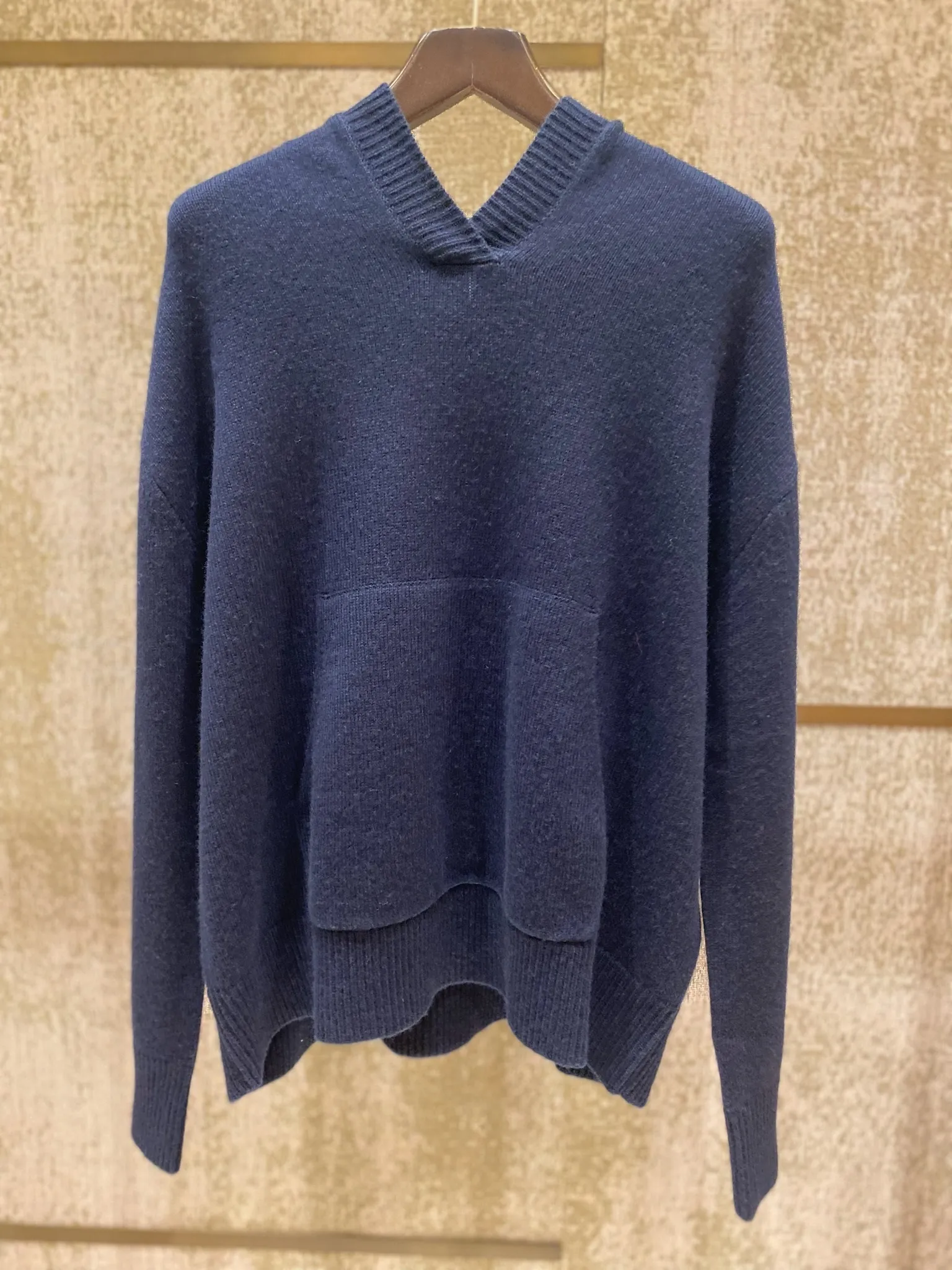 S Max Mara  |Wool Long Sleeves Logo Hoodies & Sweatshirts