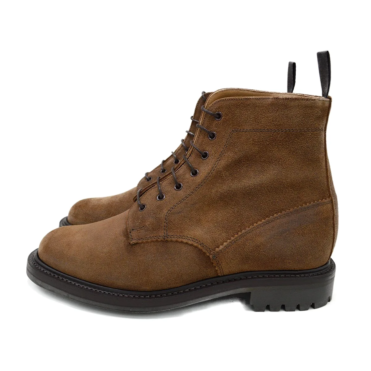 Sanders Kelso- Snuff Waxy Suede Derby Boot