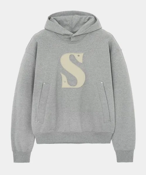 SATUR  |Unisex Street Style Plain Cotton Logo Hoodies