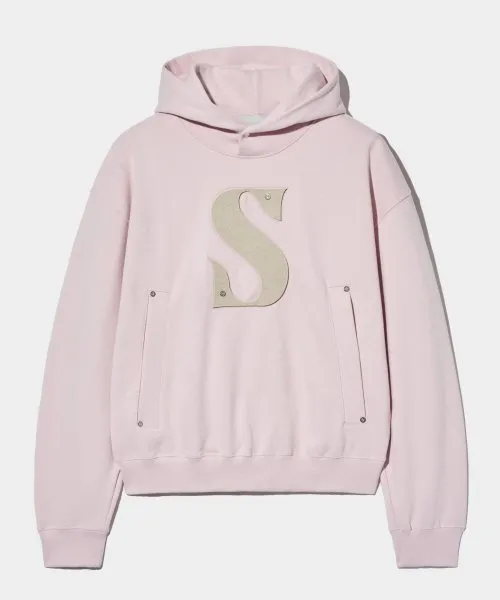 SATUR  |Unisex Street Style Plain Cotton Logo Hoodies