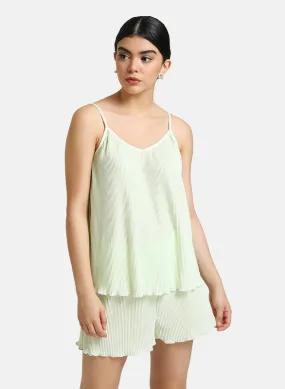 Set Of Pleated Singlet And Shorts